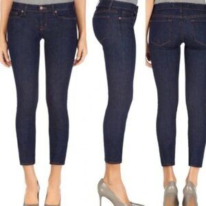 2/$30 J Brand Indigo Capri Starless Hi Rise Jeans Size 32/14 #1600